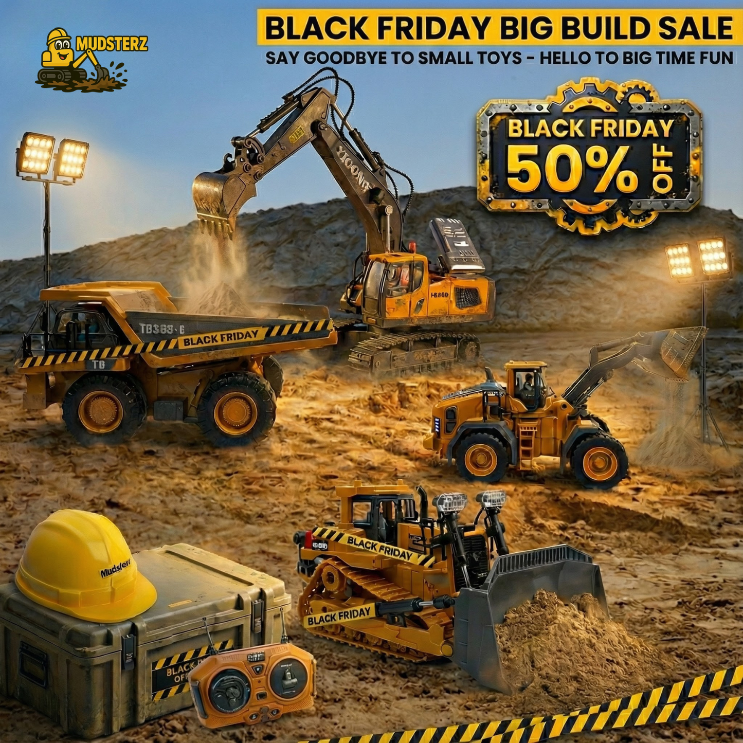 Mudsterz™ | Command the Site. Conquer the Dirt.